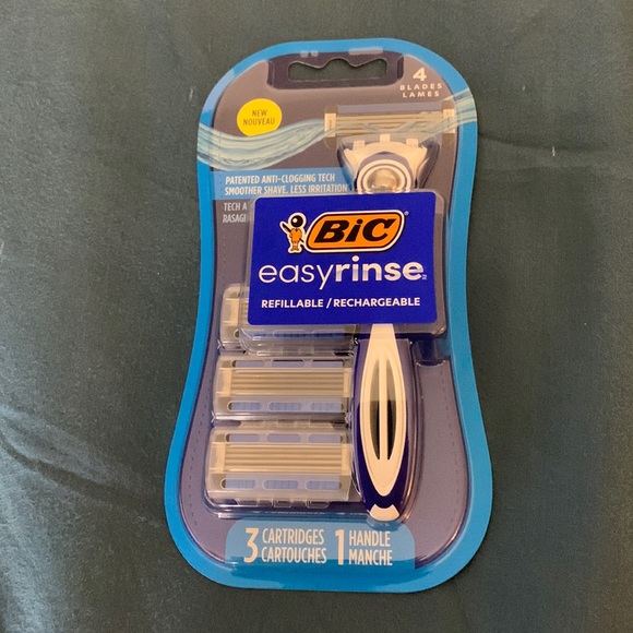 BIC Easy Rinse Anti-Clogging, Refillable Men's Razors - Picture 2 of 3